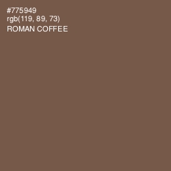 #775949 - Roman Coffee Color Image
